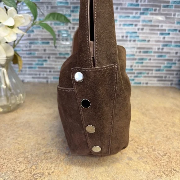 NWT Hammitt Tom Medium Belted Suede purse - Picture 5 of 7